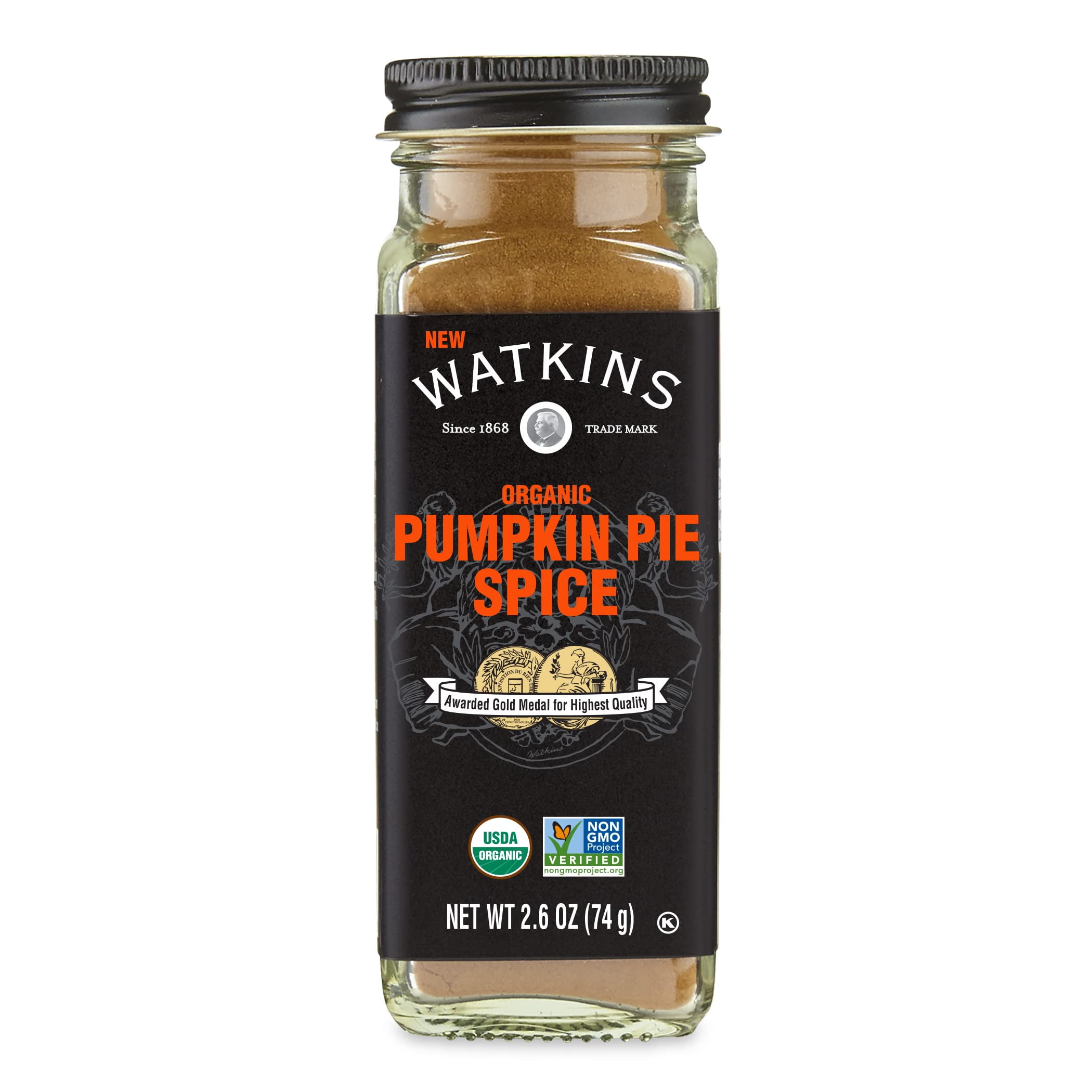 Watkins Organic Pumpkin Pie SAF21 Spice, 2.6 oz., 1-Pack