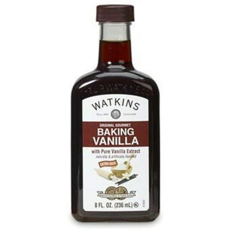 Watkins Original Gourmet Baking Vanilla Extract 8 Ounces (With Pure Vanilla Extract)