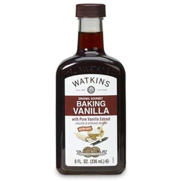 Watkins Original Gourmet Baking Vanilla Extract 8 Ounces (With Pure Vanilla Extract)