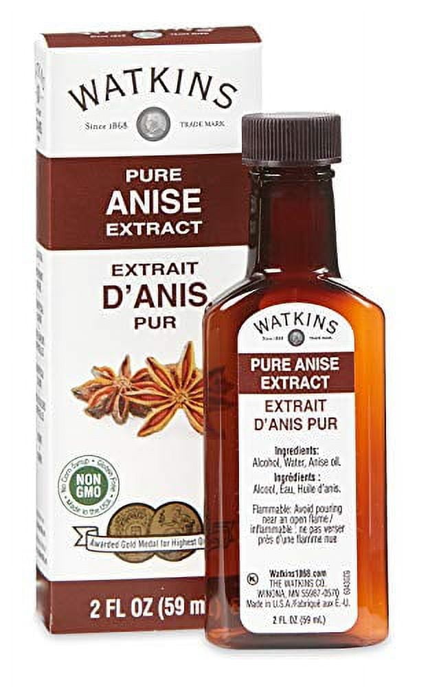 Watkins Pure Anise Extract, 2 oz. Bottles, Pack of 6 (Packaging May