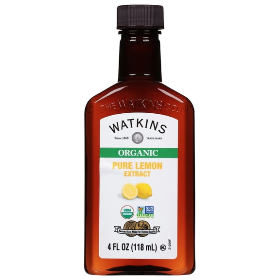 Watkins Pure Organic Lemon Extract 4 fl oz (Pack Of 3)