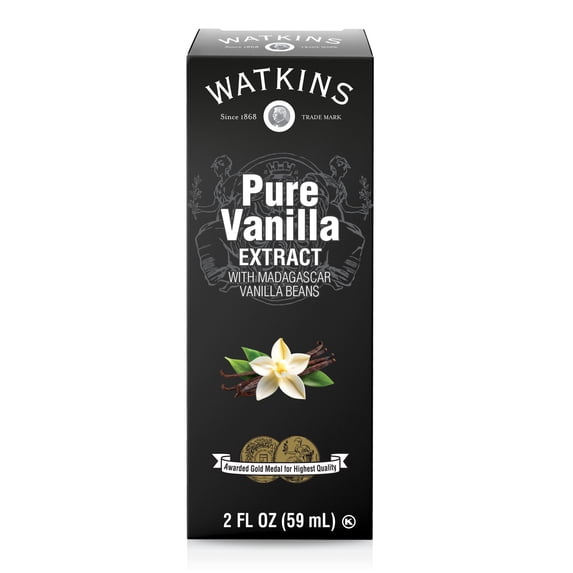 Watkins Pure Vanilla Extract with Madagascar Vanilla Beans, 2 fl. oz. (Liquid, Ambient, Plastic Container)