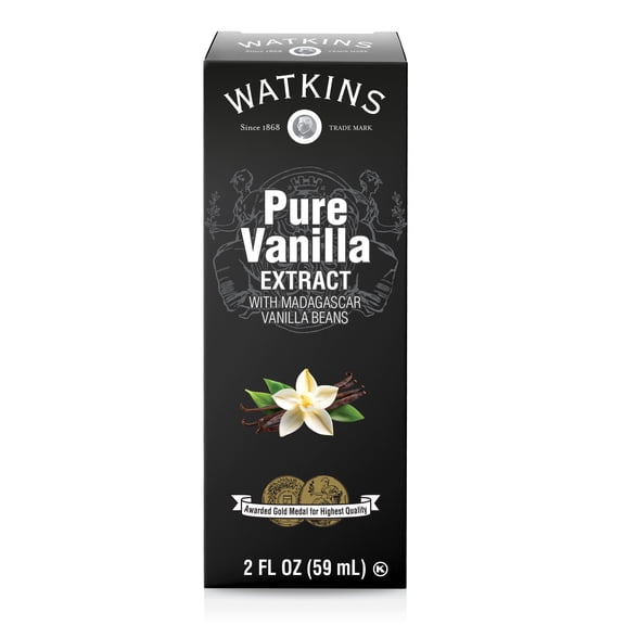 Watkins Pure Vanilla Extract with Madagascar Vanilla Beans, 2 fl. oz. (Liquid, Ambient, Plastic Container)