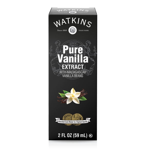 Watkins Pure Vanilla Extract with Madagascar Vanilla Beans, 2 fl. oz. (Liquid, Ambient, Plastic Container)