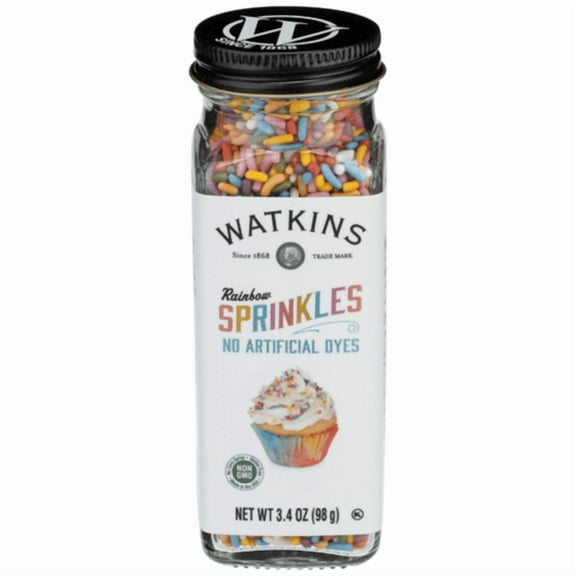 Watkins Rainbow Sprinkles 3.4 oz - Pack of 2