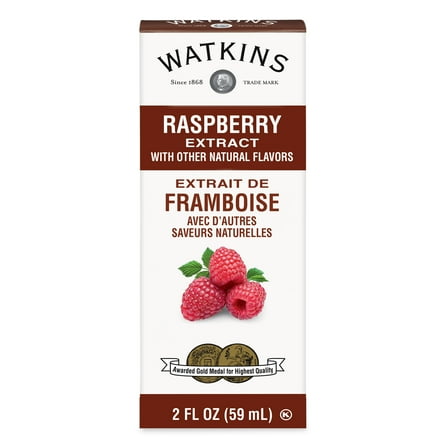 Watkins Raspberry Extract with Other Natural Flavors, 2 fl oz (Plastic container)