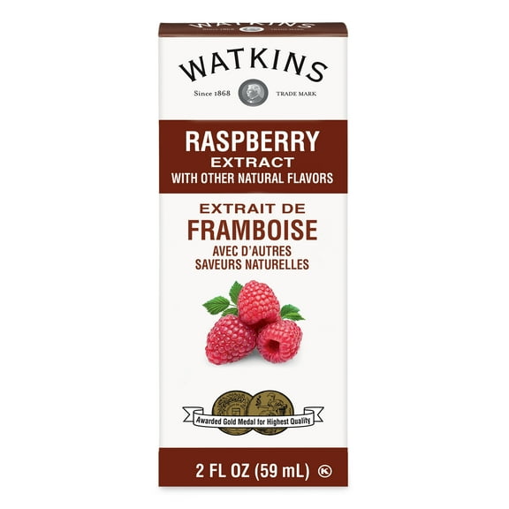 Watkins Raspberry Extract with Other Natural Flavors, 2 fl oz (Plastic container)