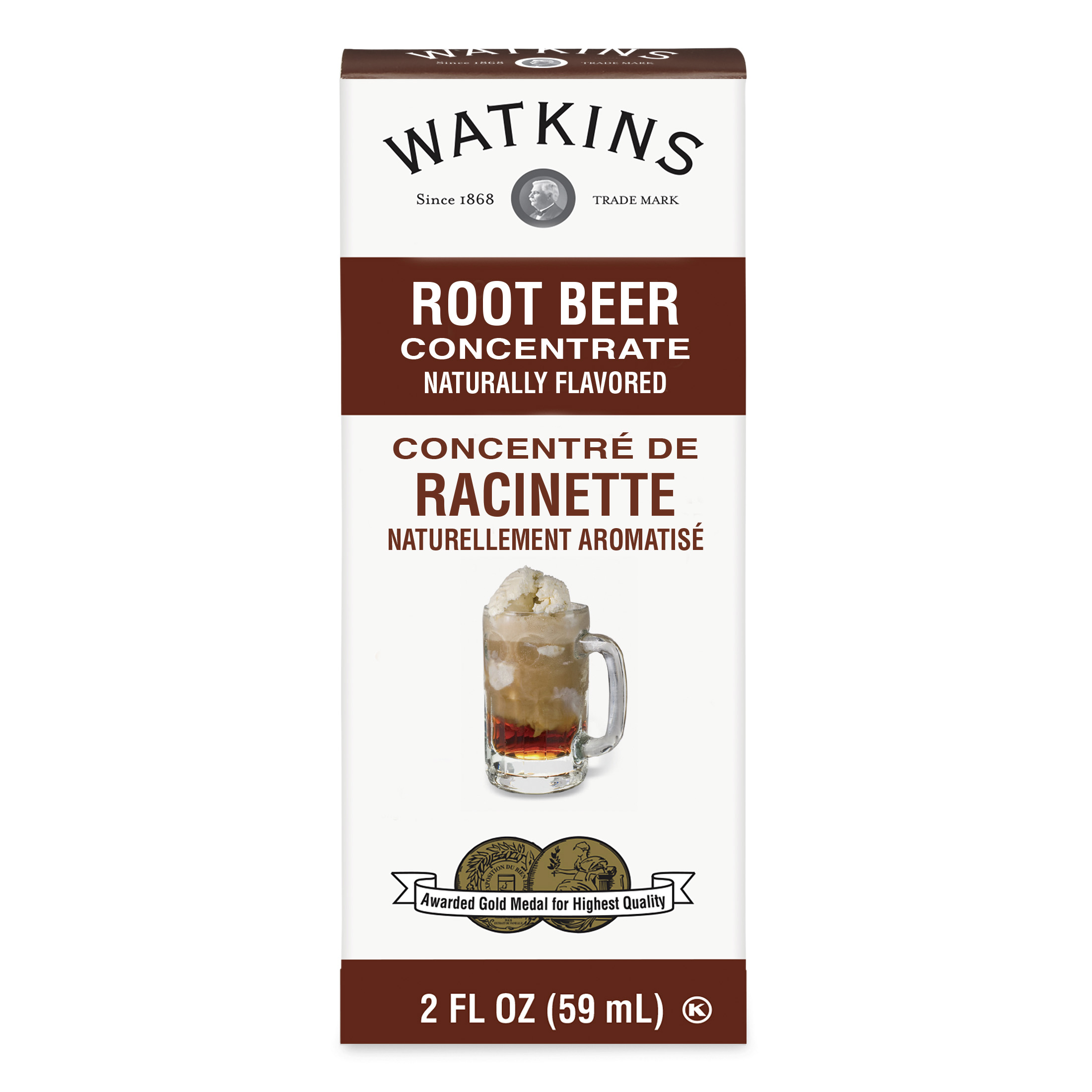 Zatarain's Root Beer Concentrate, 4 fl oz Bottle