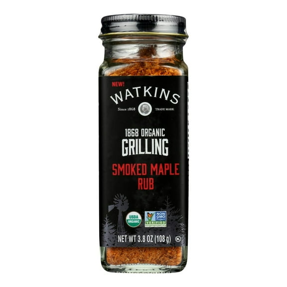 Watkins Rub Grill Smoked Maple 3.8 oz (Pack of 6)