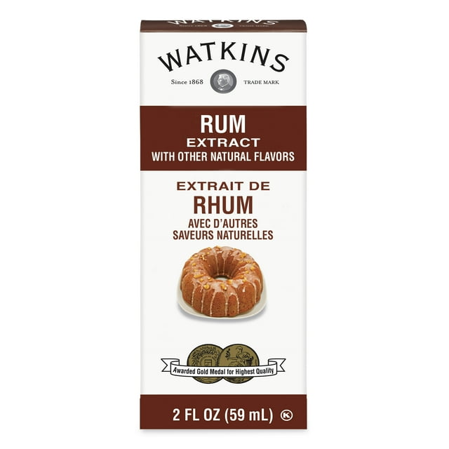 Watkins Rum Extract with Other Natural Flavors, 2 oz (Shelf Stable