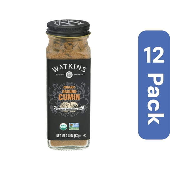 Watkins Seasoning Cumin Ground Organic 2.8 oz (Pack Of 12)