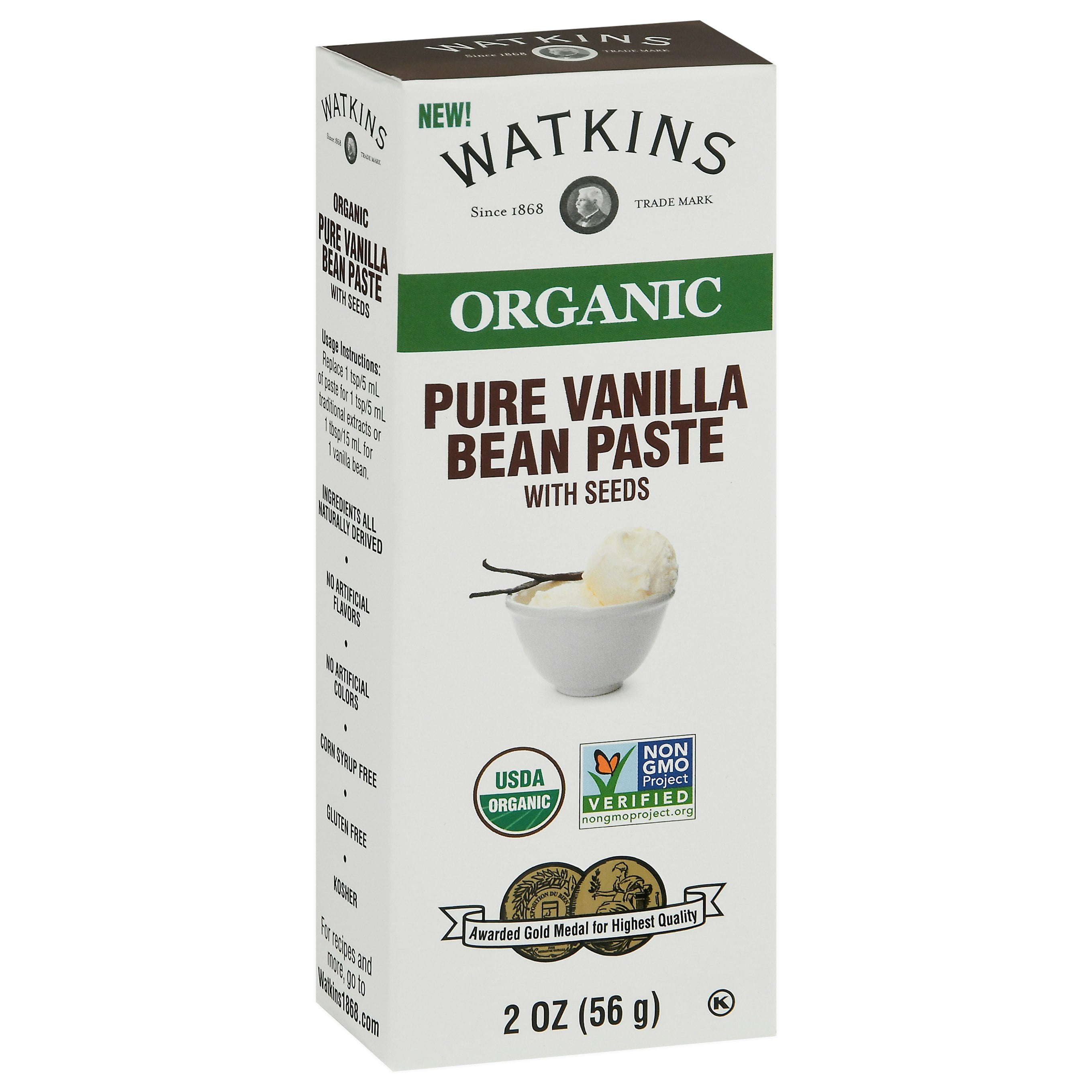 Watkins Vanilla Bean Seeds Paste 2 fl oz (Pack Of 12)