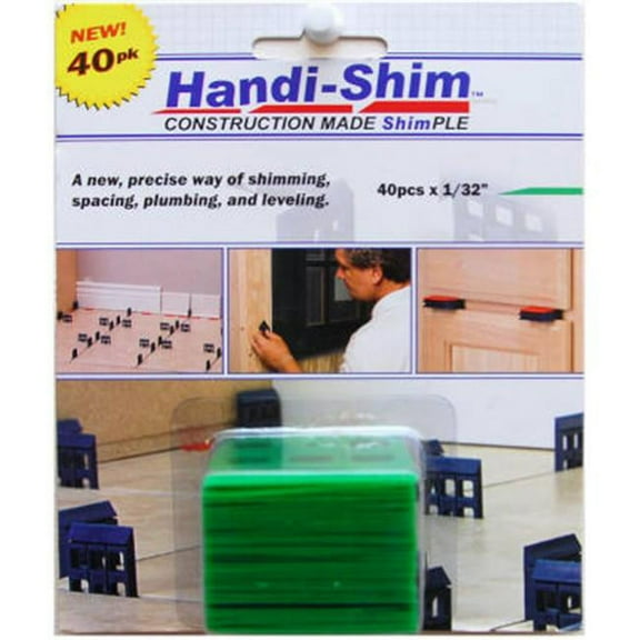 Watman HS13240GR 0.03 in. Green Shim- 40 Pack