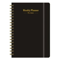 Watonic Weekly Planner, Undated Planner, Undated Weekly Planner, Weekly To Do List Planner, Weekly Planner Notebook, Spiral Notebooks, Weekly Goals Schedule Planner, Organizers Habit Tracker Journal