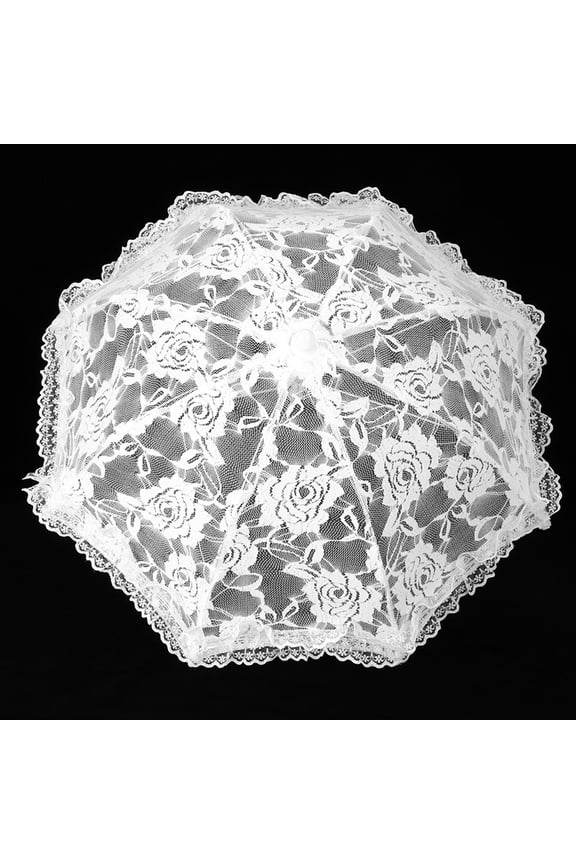 Umbrella,Mini Dance Decorative Umbrella,Craft Flowers Lace Embroidery Umbrella Children's Stage Performance Mini Decorative Umbrella Decoration Accessory