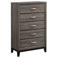 thumbnail image 1 of Watson 5-drawer Bedroom Chest Grey Oak, 1 of 12