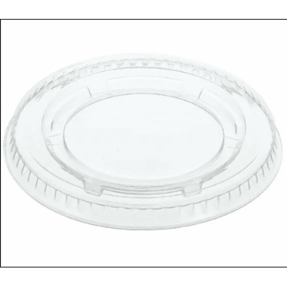 Watson Distributing 0.751 oz Clear Plastic Portion Cup Lids 2500/Case BPA-Free, Microwaveable, Recyclable