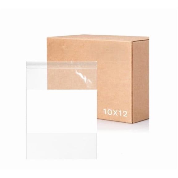 Watson Distributing 10" x 12" 2 Mil 1 Gallon Clear Ldpe Zip Top Bag 1000/Case