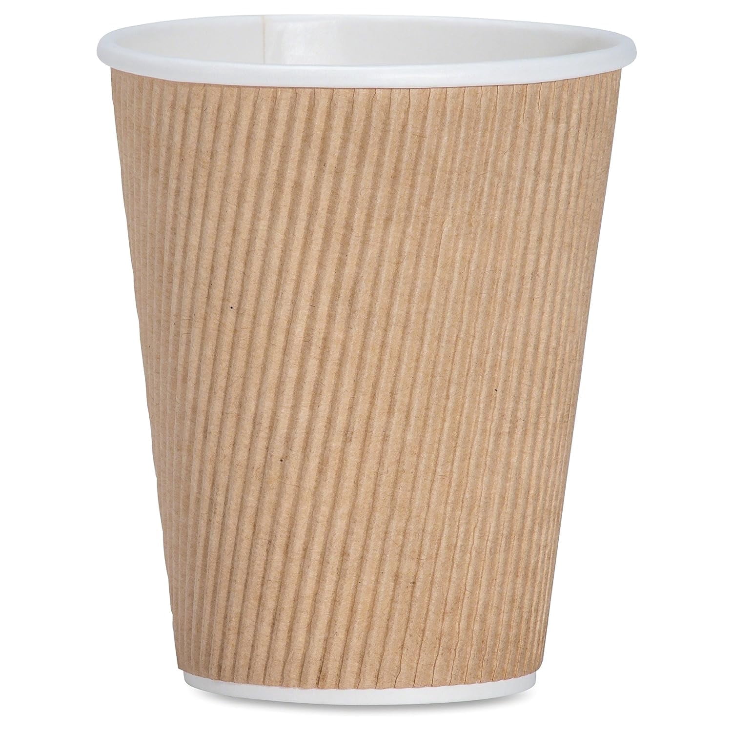 Watson Distributing 12 oz Ripple Insulated Double Wall Leak-Free Paper ...