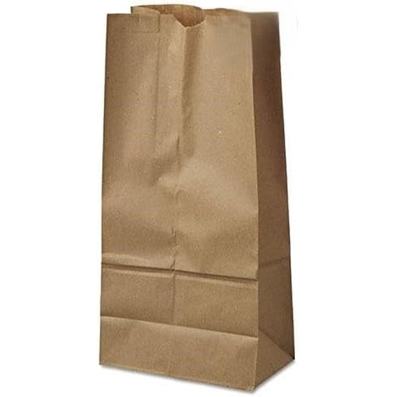 Watson Distributing 16 Lb Brown Paper Bag 7-3/4" x 16" x 4-3/16" 500/Case