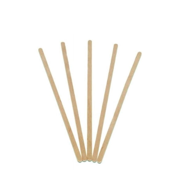 Watson Distributing 7.5" Coffee Stirrer Wooden Classic Round End 500/Box