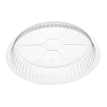 Watson Distributing 7" Clear Round Plastic Dome Lid 500/Case