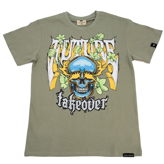 Watson Future Takeover T-Shirt Size Small Seagrass Green Streetwear