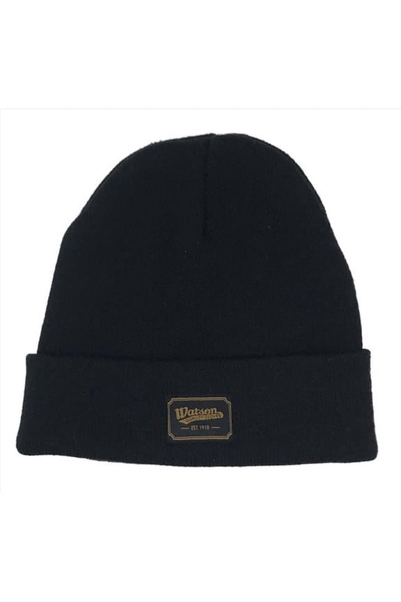 8090573 Acrylic & Polyester Beanie, Black - One Size