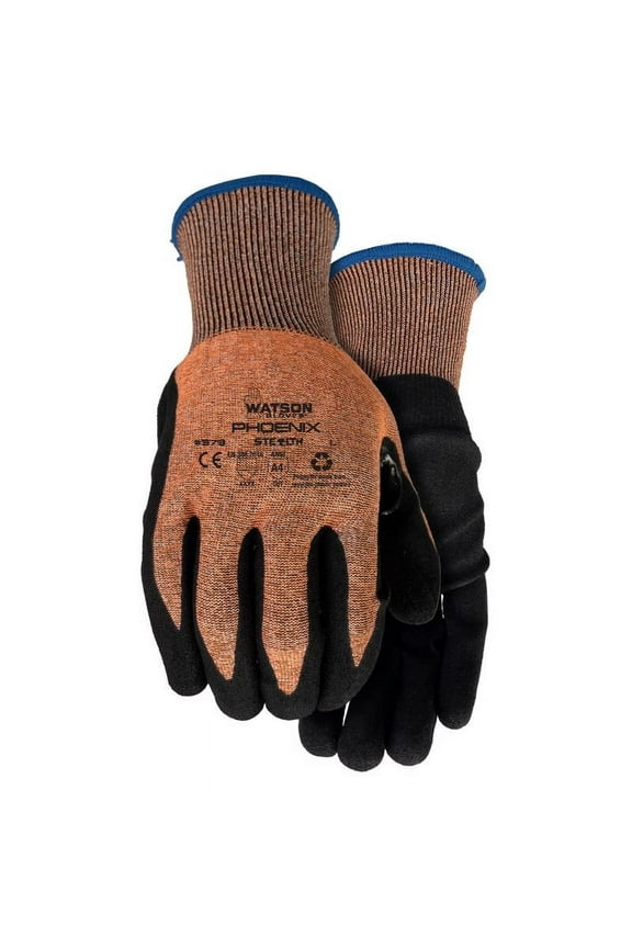 L Polyester Stealth Phoenix Orange Protective Gloves