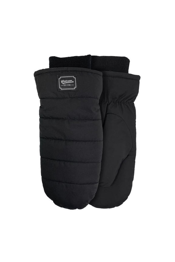 M Taslon Puffer Mitt Black Cold Weather Gloves