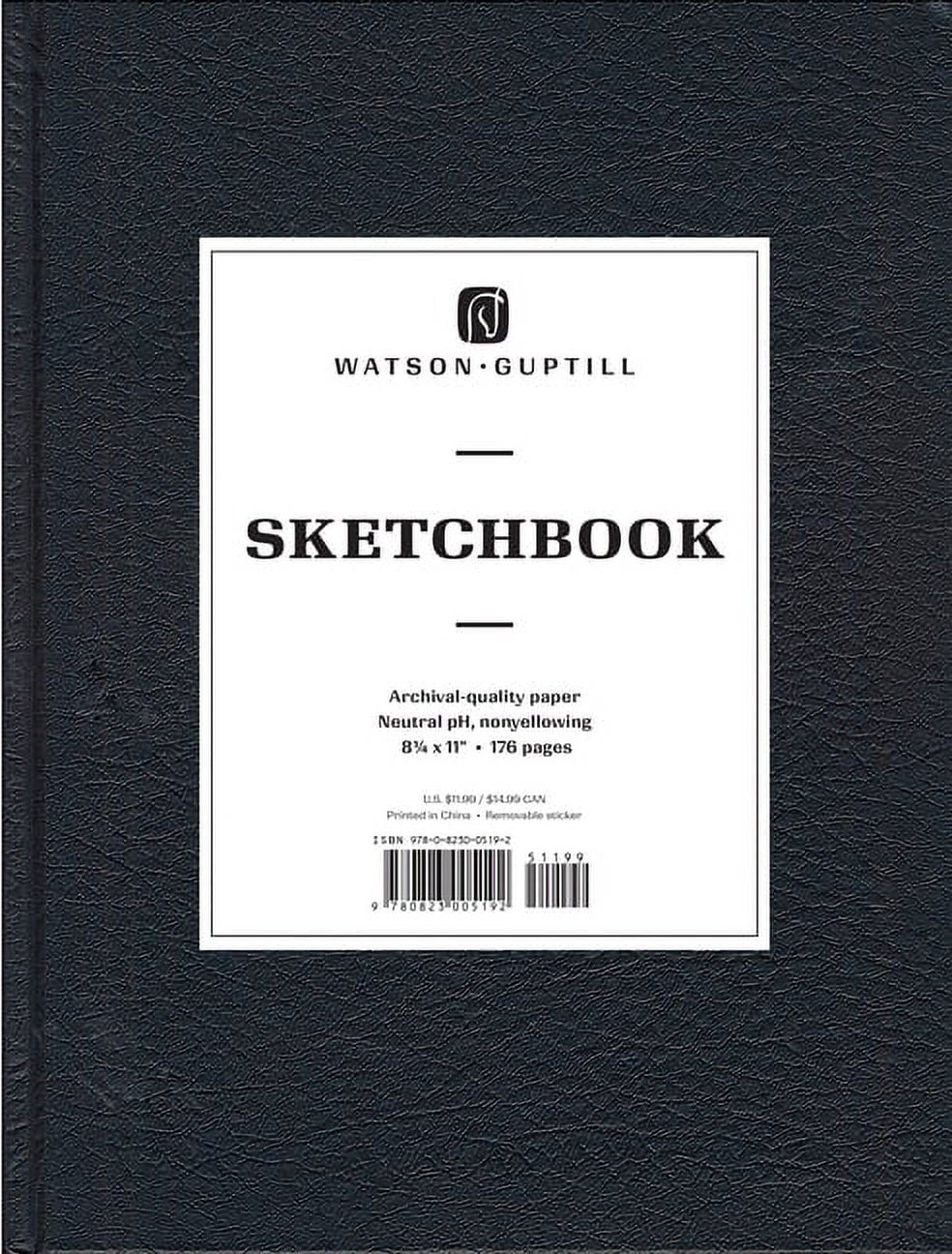 Watson Guptill Sketchbooks Large Sketchbook (Black), (Hardcover