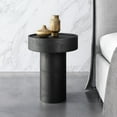 thumbnail image 1 of Watson Side Table Black End Table, Modern Style, Painted Mango Wood round shape tabletop, Mango Wood, Indoor Living, 1 of 2