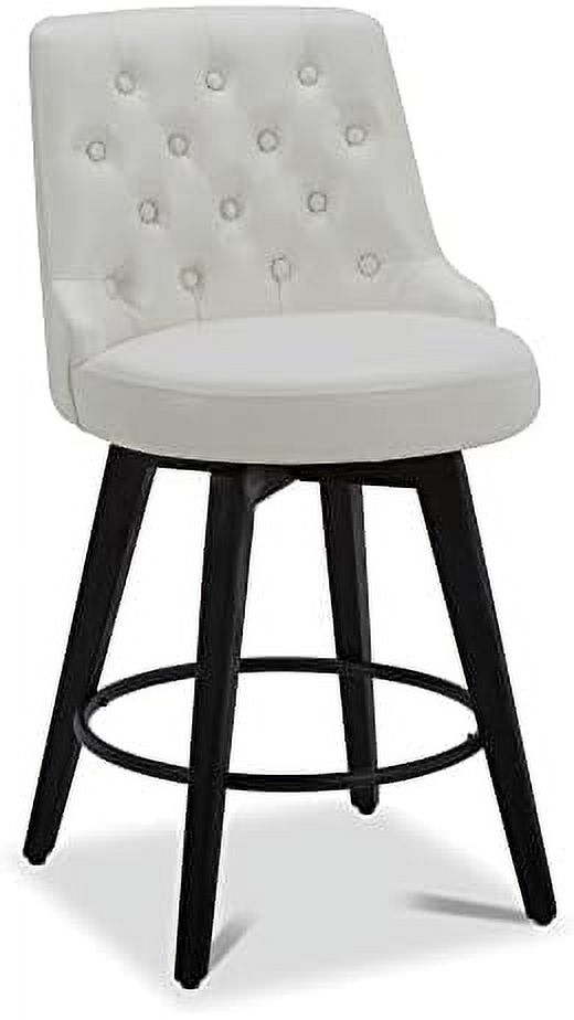 Watson & Whitely Counter Height Stools Faux Leather Upholstered Modern