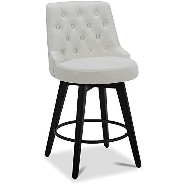 Watson & Whitely Counter Height Stools Faux Leather Upholstered Modern