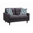 thumbnail image 1 of Watsonville Tufted Back Loveseat Grey, 1 of 3