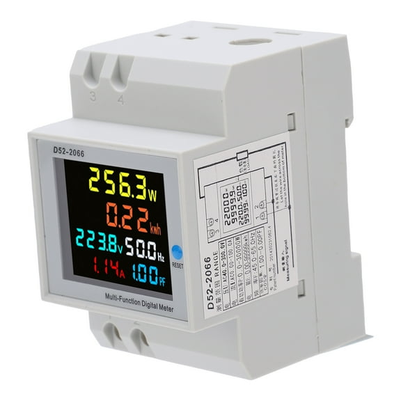 Watt Hour Meter, Smart Watt Hour Meter Energy Meter Home Power Monito Watt Meter For Power Plants For Chemical Industry
