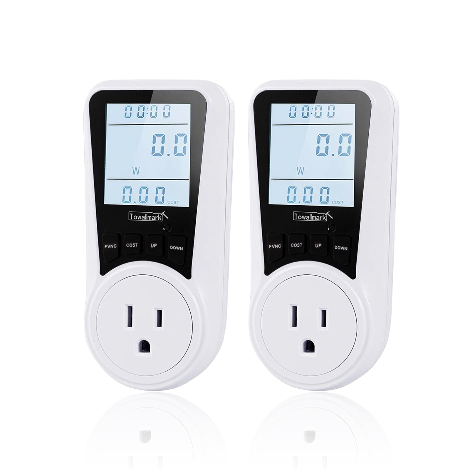 Watt Meter, Electricity Usage Monitor, Power Meter with Big LCD Display + Backlight, Power Consumption Monitor, Socket Meter, Kilowatt Wattage Voltage AMP Tester