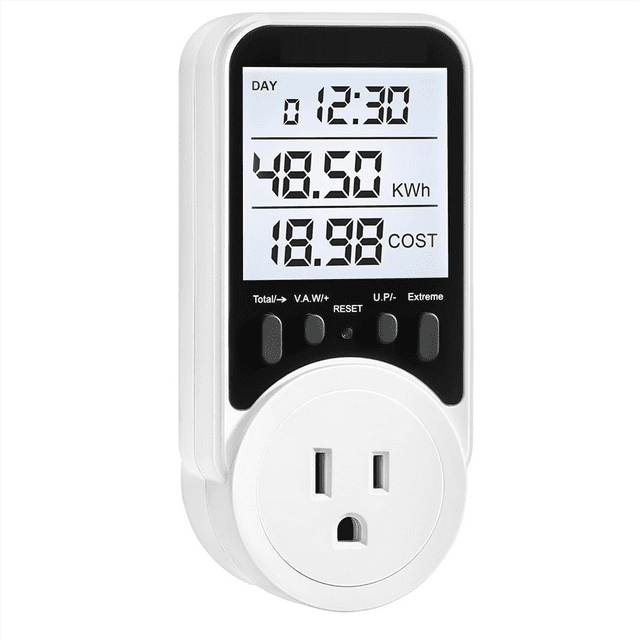 Electricity Usage Monitor Plug, Wattage Meter, Energy Watt Voltage