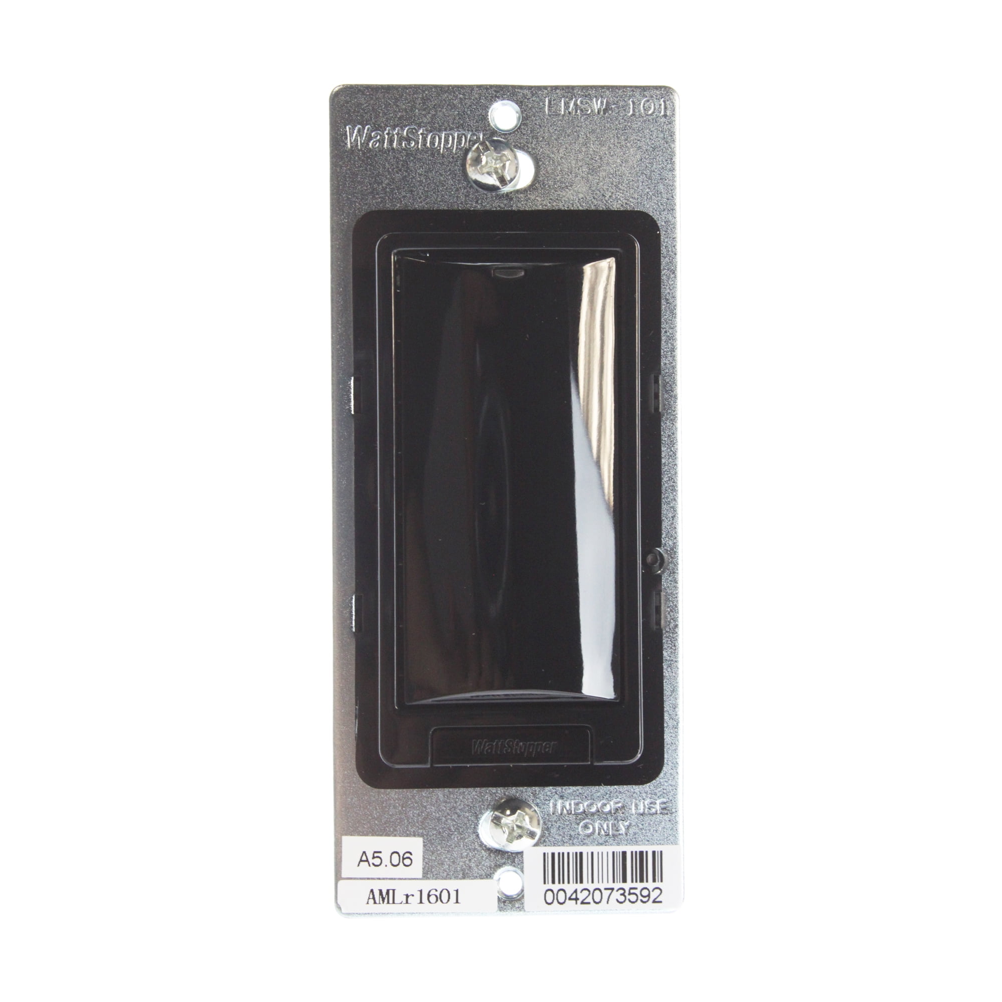 Watt Stopper LMSW101B Low Voltage DLM 1 Button Digital Switch, Black