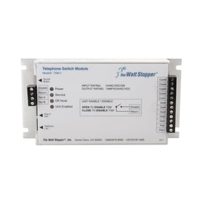 Watt Stopper TSM-1 Legacy Telephone Switch Module, 24VDC In, Out 1A @ 24VAC/VDC