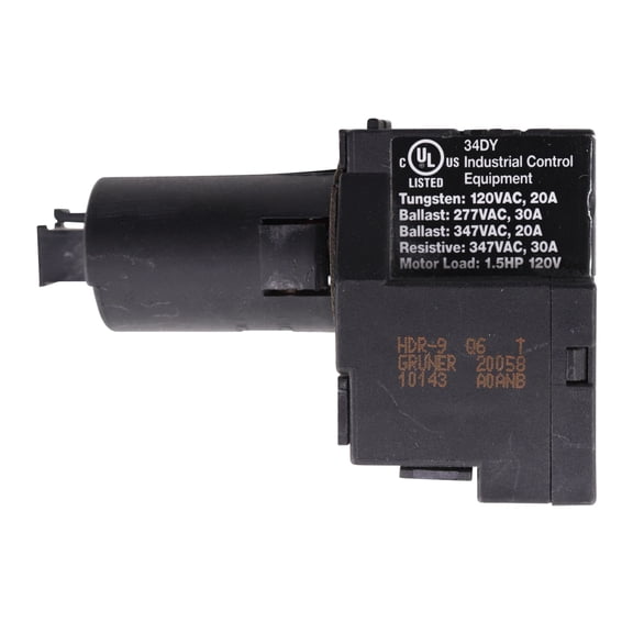 WattStopper HDR-9 Low Voltage Lighting Control Relay, 1-Pole, 120/277/347V, 20/30A