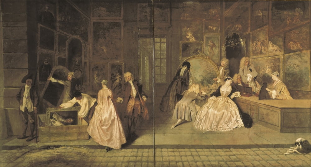 Watteau Jean-Antoine (1684-1721) Canvas Art - (24 x 18)