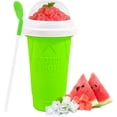 thumbnail image 1 of Slushy Maker Cup, Slushy Maker Ice Cup Frozen Magic Squeeze Cup Cooling Maker Cup Freeze Mug Milkshake Smoothie Mug (Green), 1 of 6