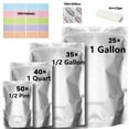 thumbnail image 1 of Wattne 150 Pack Mylar Bags for Food Storage with Oxygen Absorbers, Large Mylar Bags 1 Gallon 10x14, 7x11, 6x9, 4x6 (Silver), 1 of 7