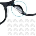 thumbnail image 1 of Wattne 3.2mm Eyeglass Nose Pads 20 Pairs Stick On Silicone Anti-Slip Adhesive Nose Pads Cushions for Eyeglasses Sunglasses Thin Nose Pads (Clear), 1 of 6