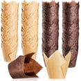 thumbnail image 1 of Wattne 400 Pieces Mini Tulip Baking Cups Muffin Liners Cupcake Cases Baking Cup Holders for Wedding, Birthday, Baby Shower, 1 of 8