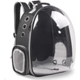 thumbnail image 1 of Wattne Backpack Carrier/Bubble Carrying Bag for Small Medium Dogs Cats, Space Capsule Pet Carrier for Hiking, Travel, Airline Approved - Black, 1 of 7