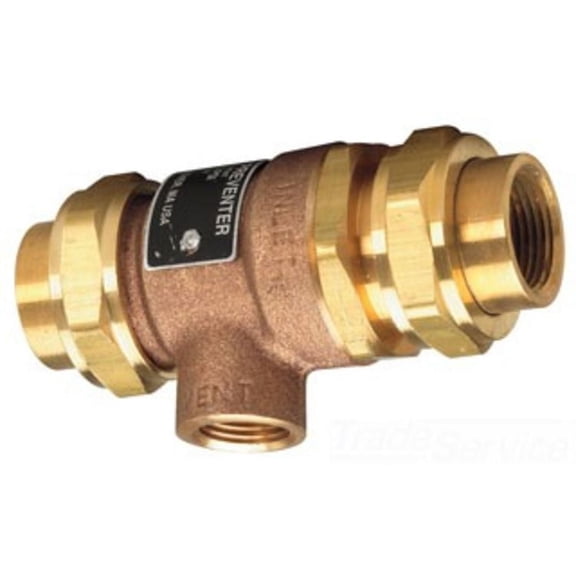 Watts 0061952 9D-S-M3 1/2" M3 Dual Check Valve Backflow Preventer w/ Atmospheric Vent