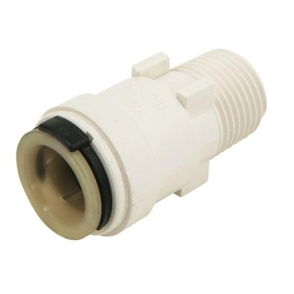 Watts 0959301 Aqualock(P-1010) Quick Connect Adapter, 1-Inch, Plastic