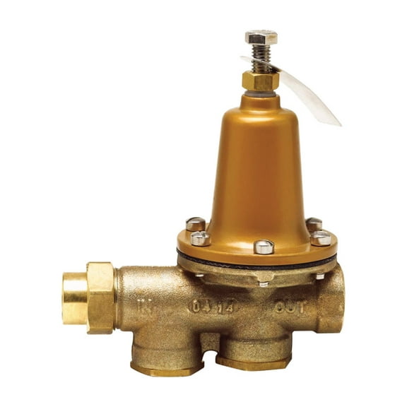 Watts 1/2 in. Female Threaded Union Brass Water Pressure Reducing Valve 1/2 in. FNPT 1 pk